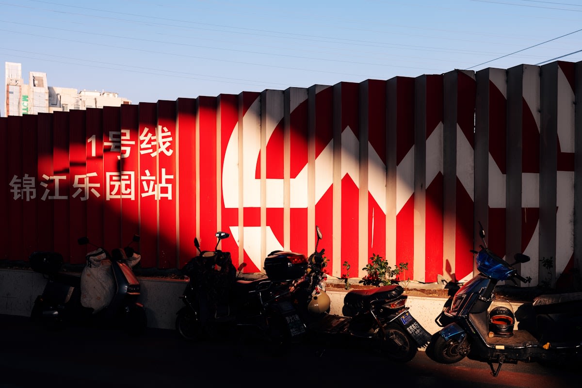 Robotic assembly line in Shanghai