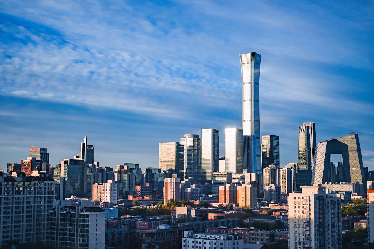 Modern robot factory in Beijing