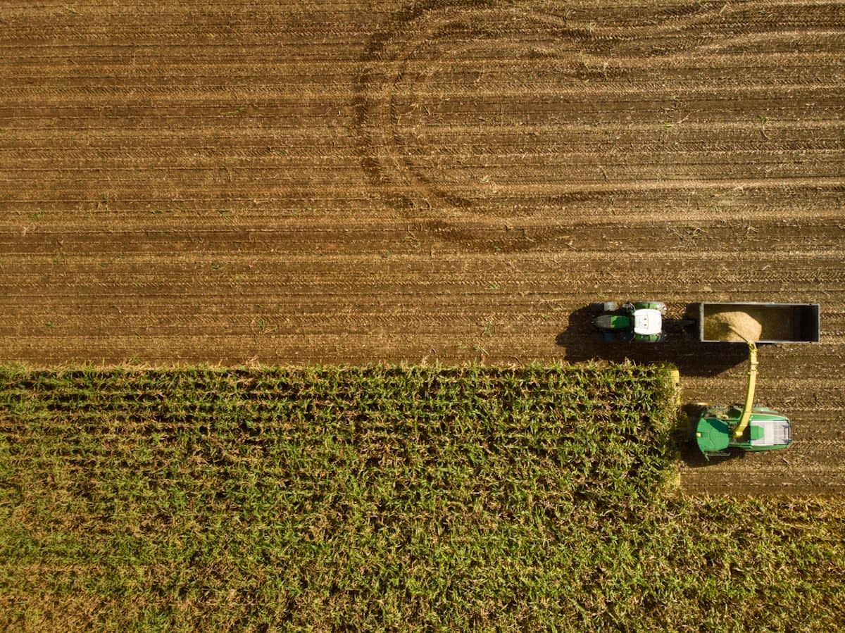 Agricultural data infrastructure diagram