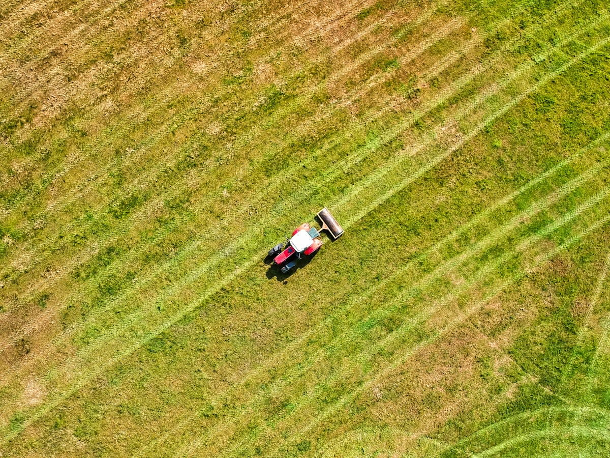 Advanced agricultural robot in a field