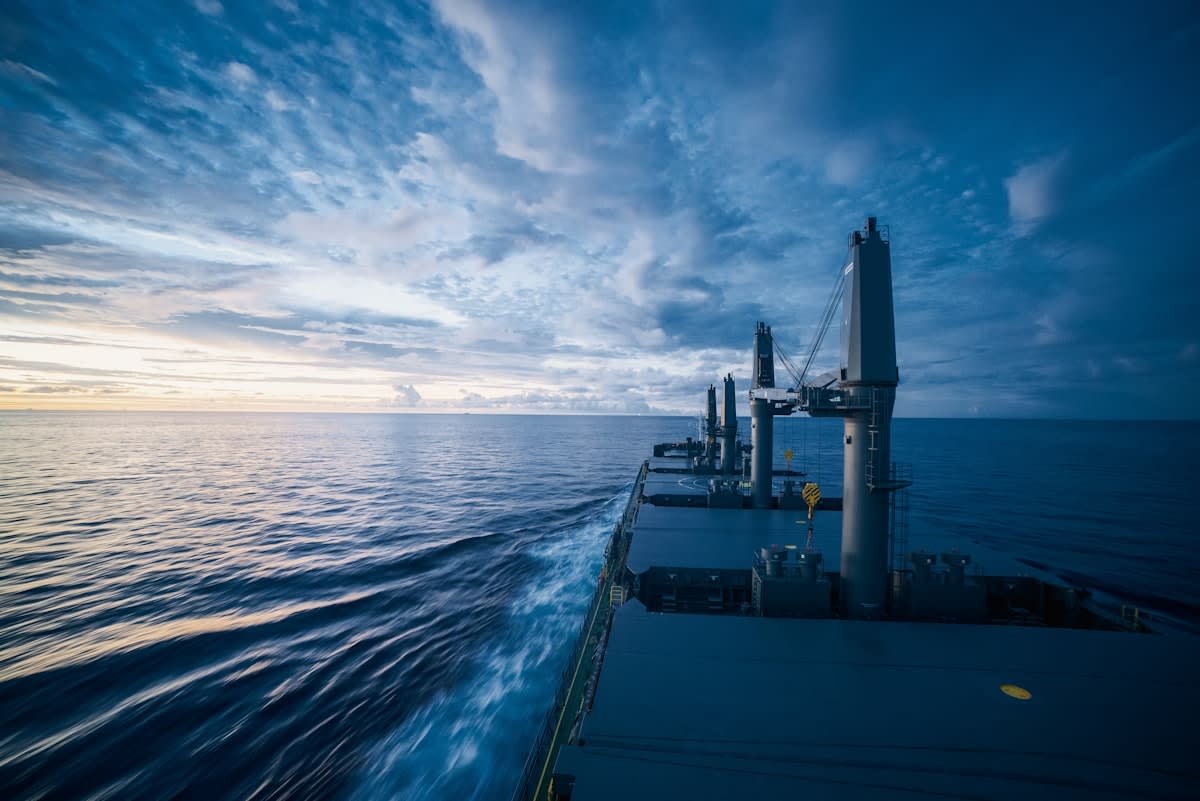 Deep sea cable installation ship