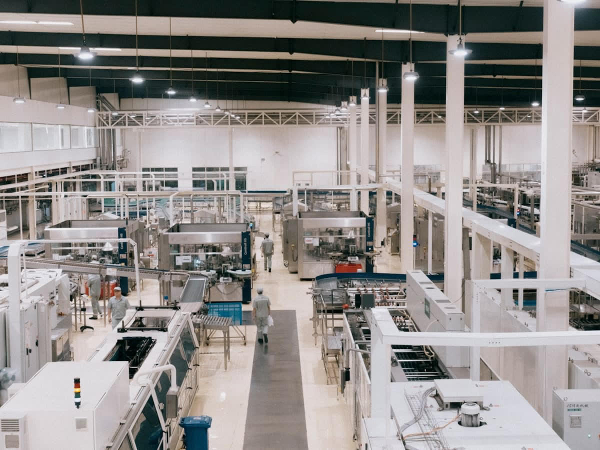 industrial battery factory