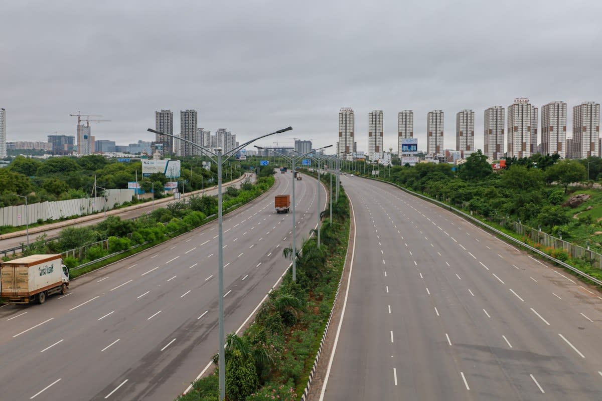 Urban Hyderabad business district