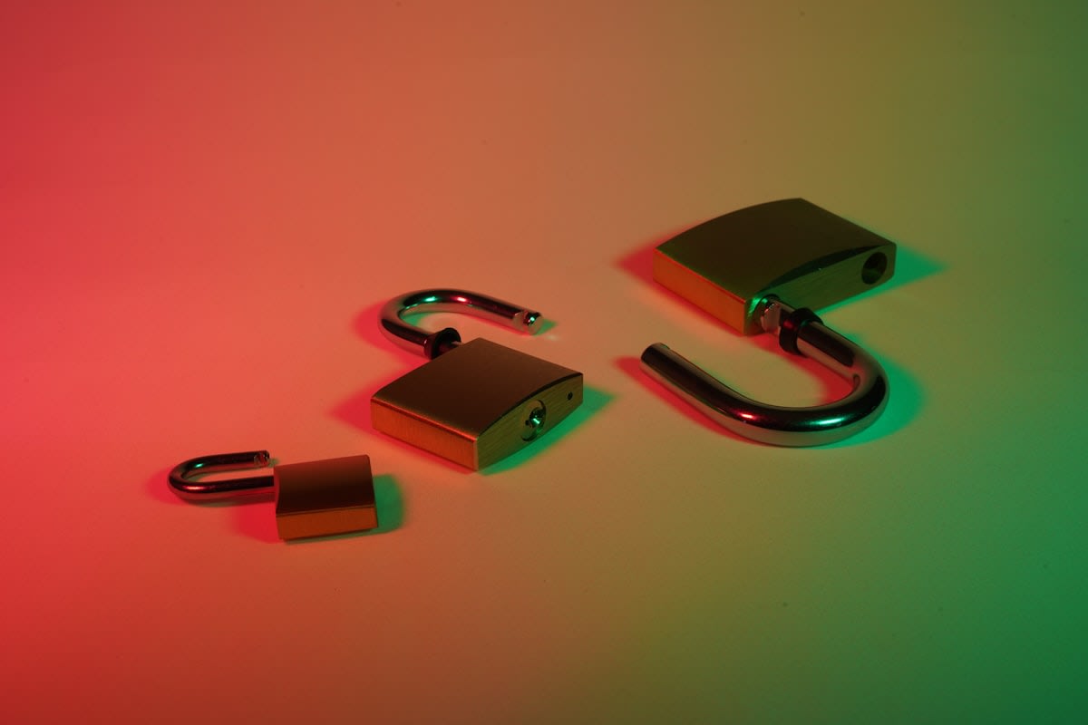 Abstract digital lock breaking