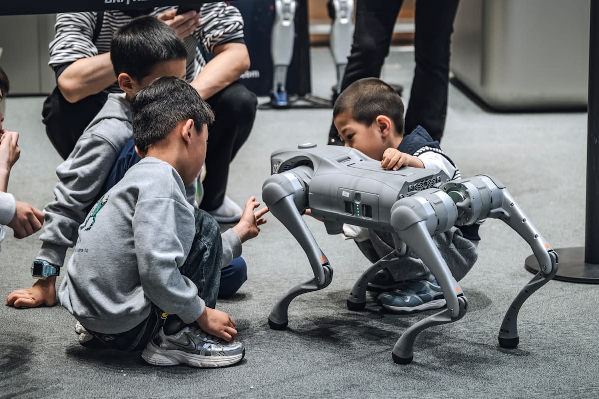 humanoid robot factory line beijing