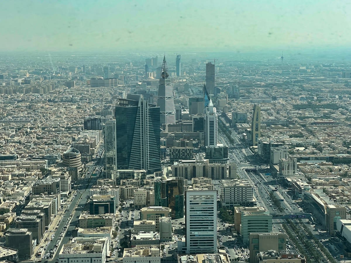 Financial district of Riyadh Saudi Arabia