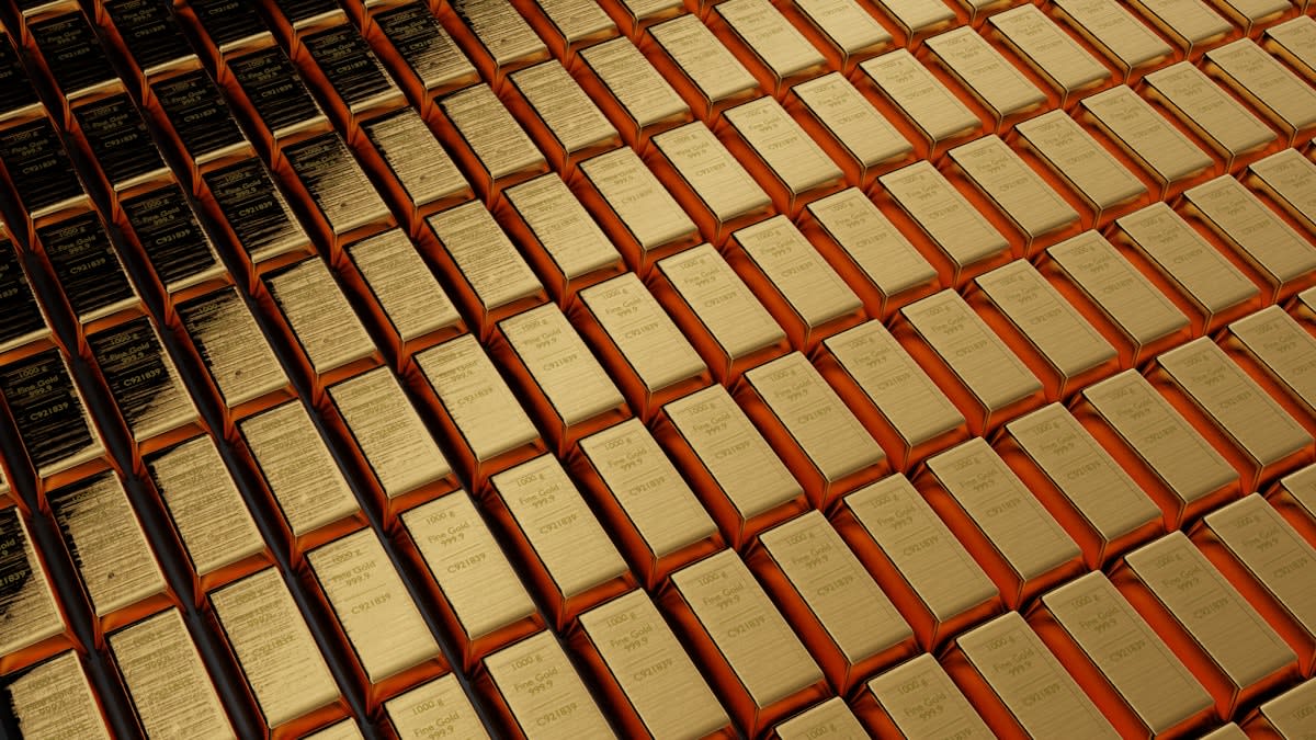 Quantum processor gold circuitry