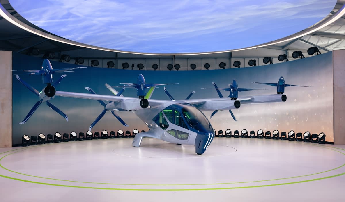 Futuristic electric aircraft concept