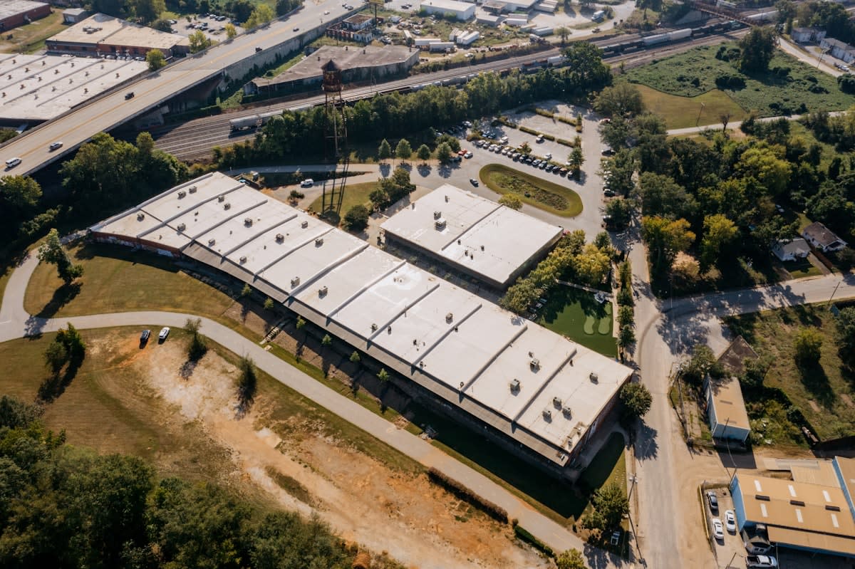 industrial warehouse logistics hub