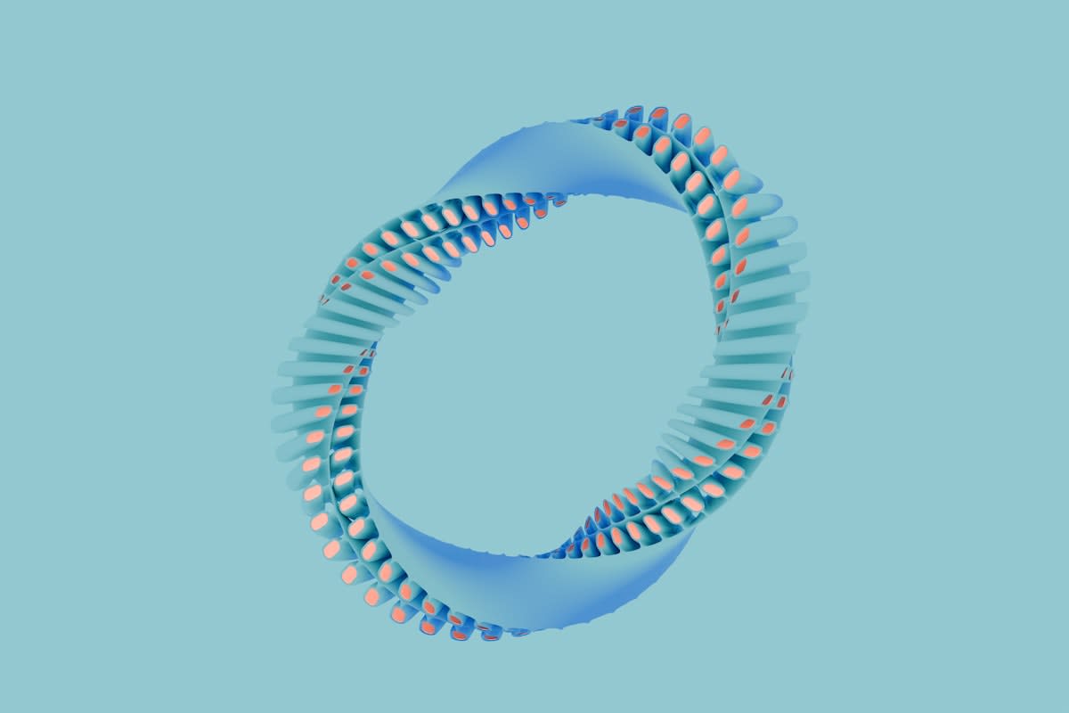 Abstract representation of a digital feedback loop