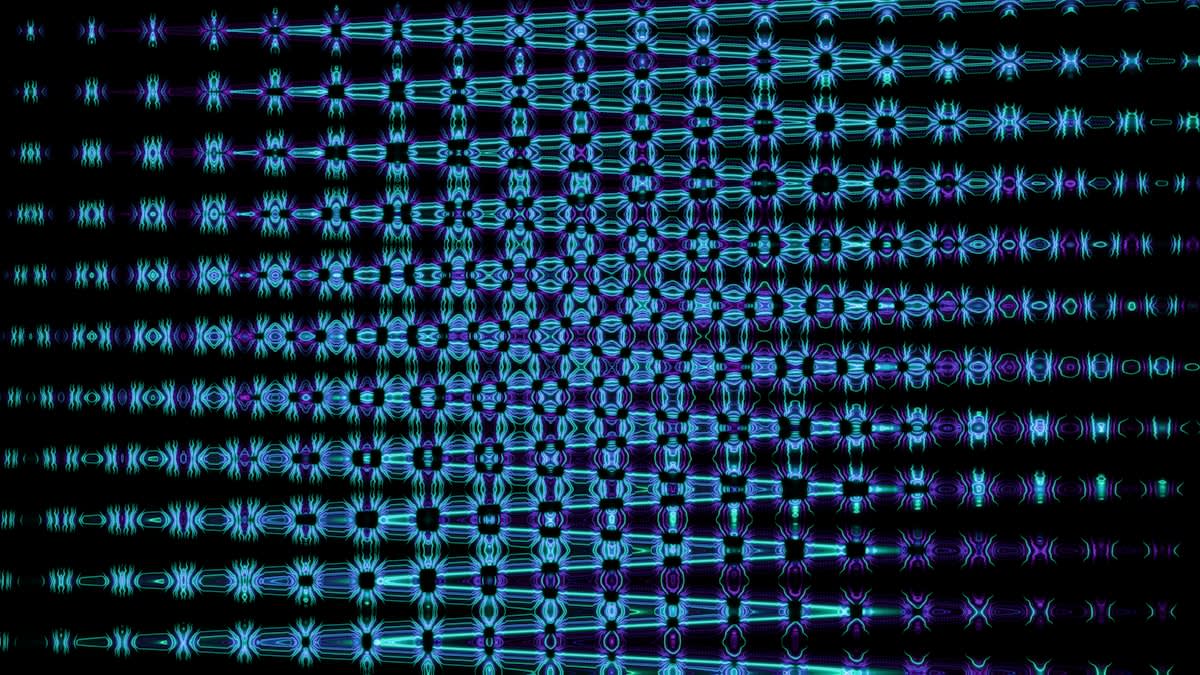 Abstract digital encryption patterns