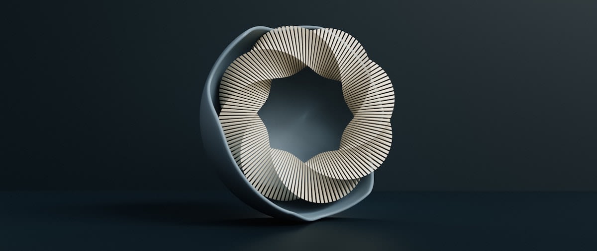 cross section of vibration dampening fiber shell