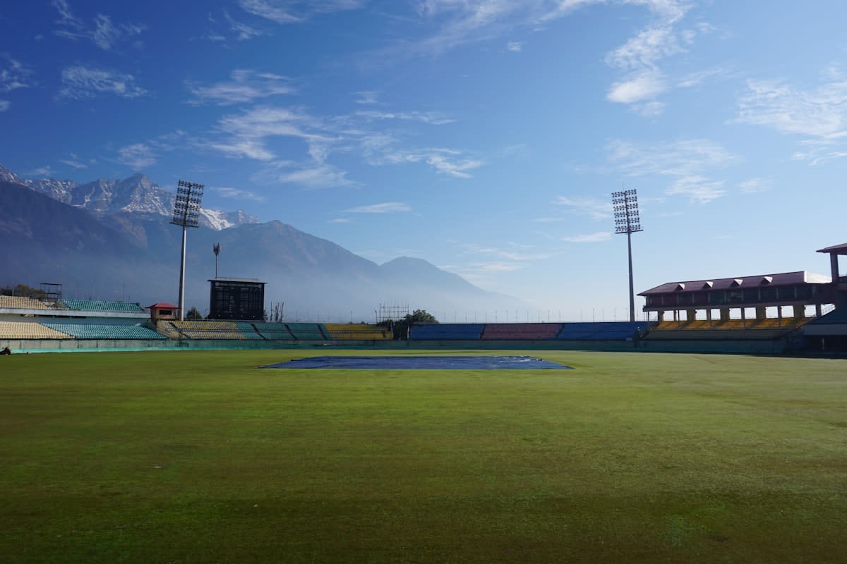High altitude mountain stadium