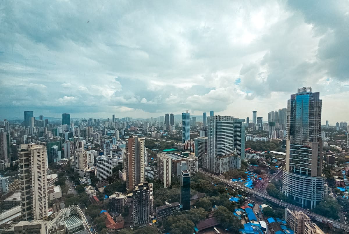 Modern skyline of Mumbai financial district