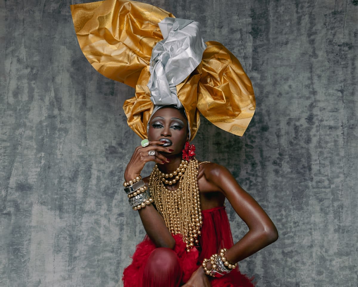 High-end African fashion silhouettes