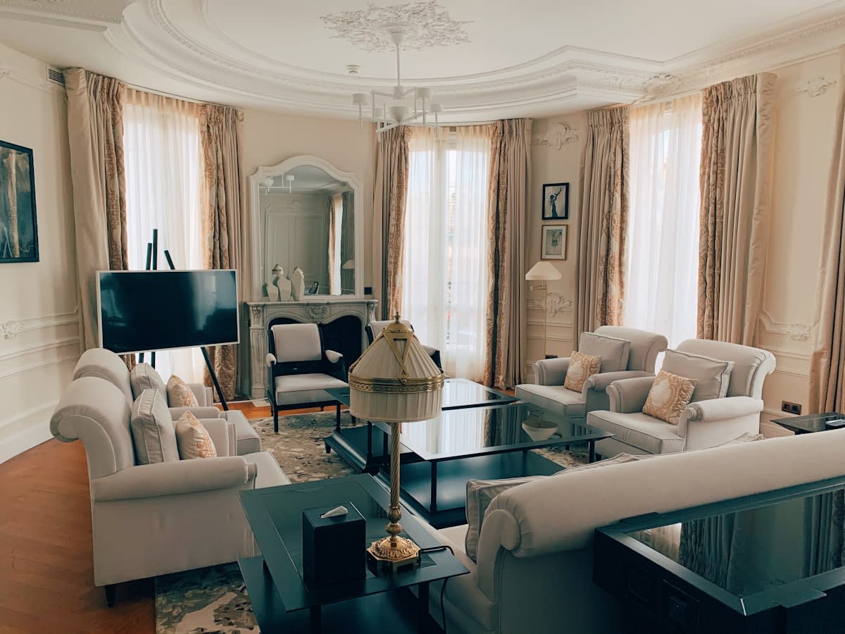 Modern luxury showroom in Paris