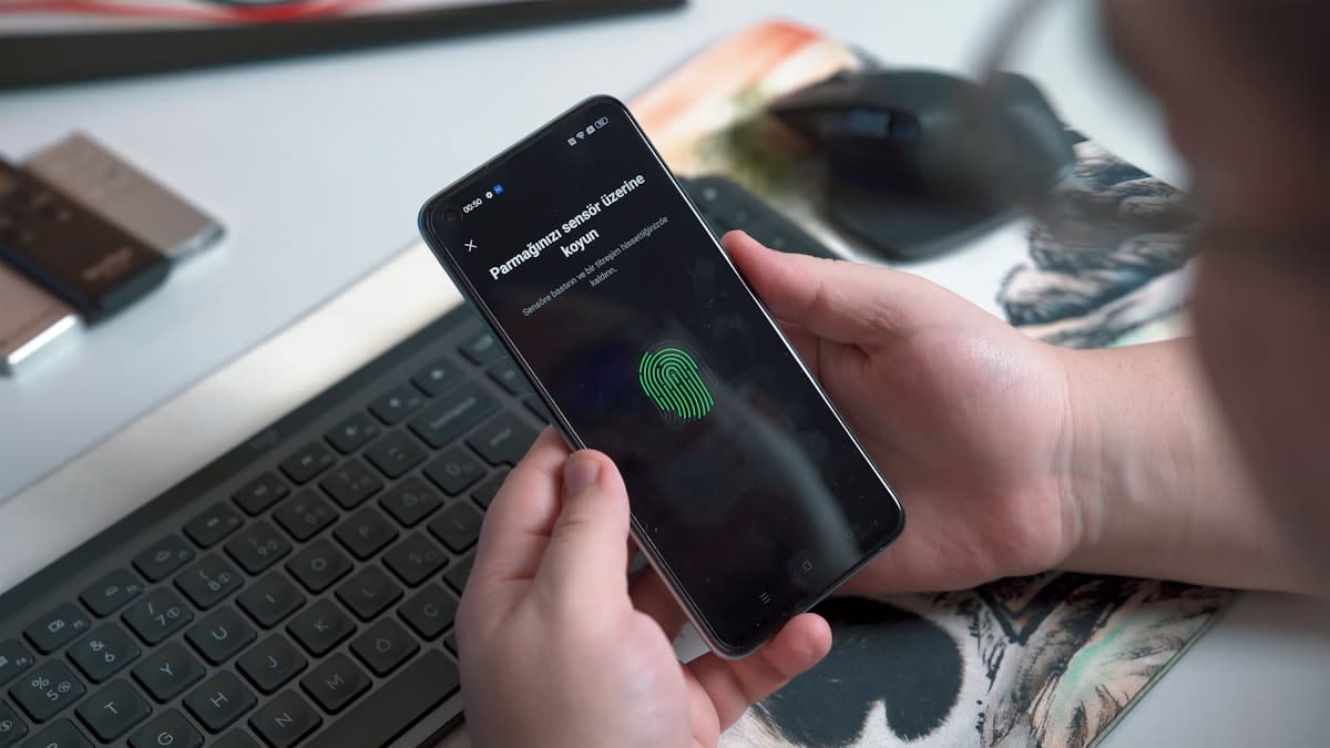 Digital verification interface on a smartphone