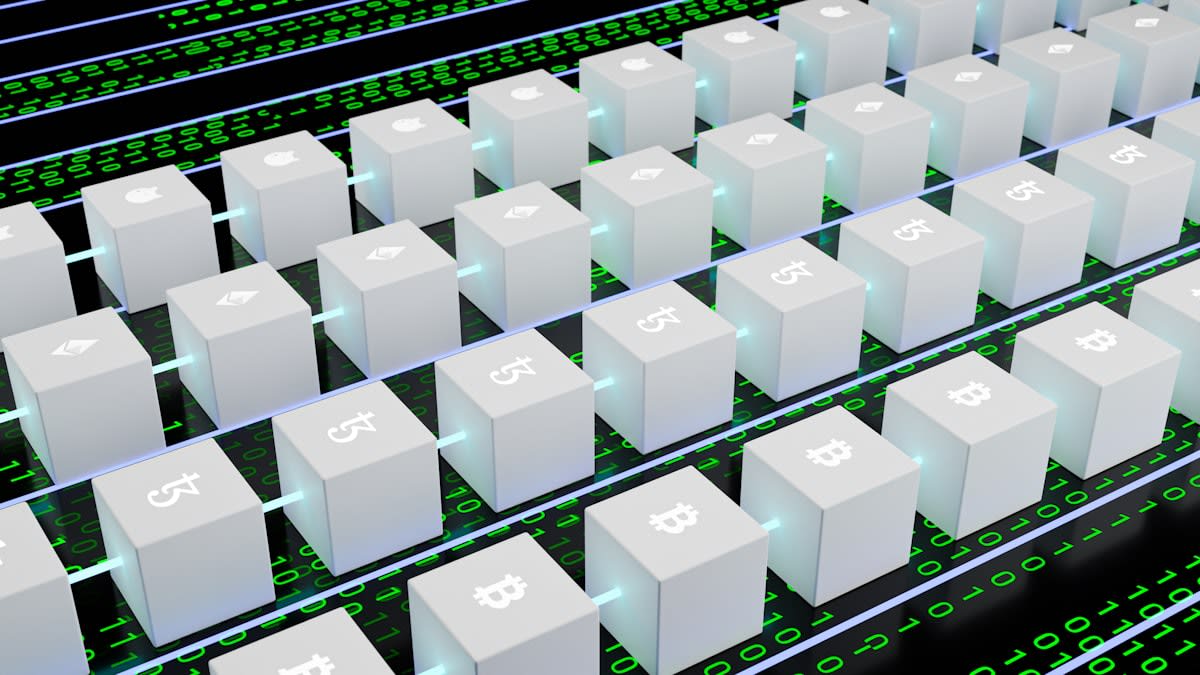 Diagram of a cryptographic hash chain for digital media