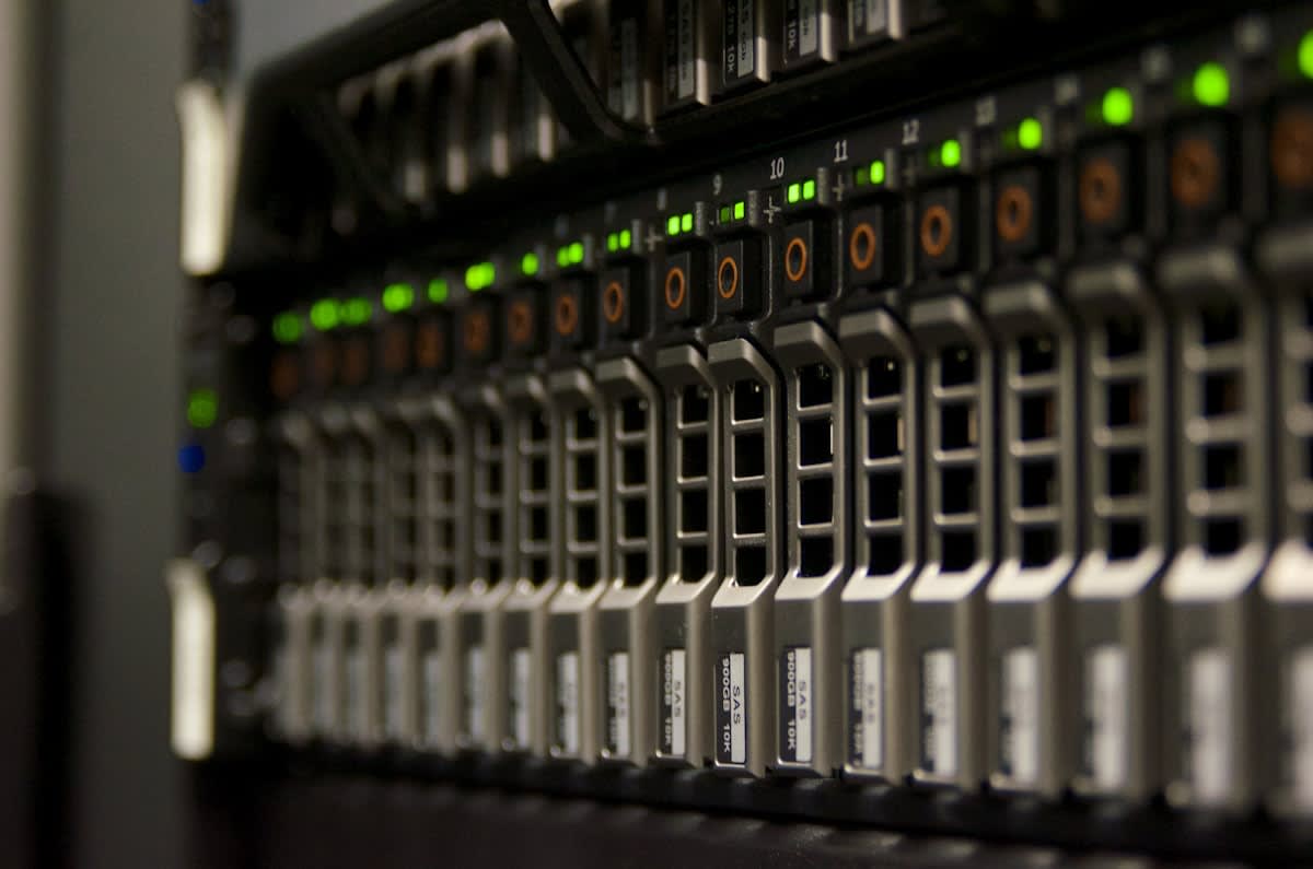 Server farm with cooling systems