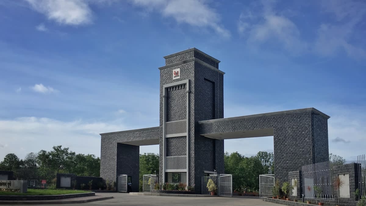 Luxury gated community entrance India