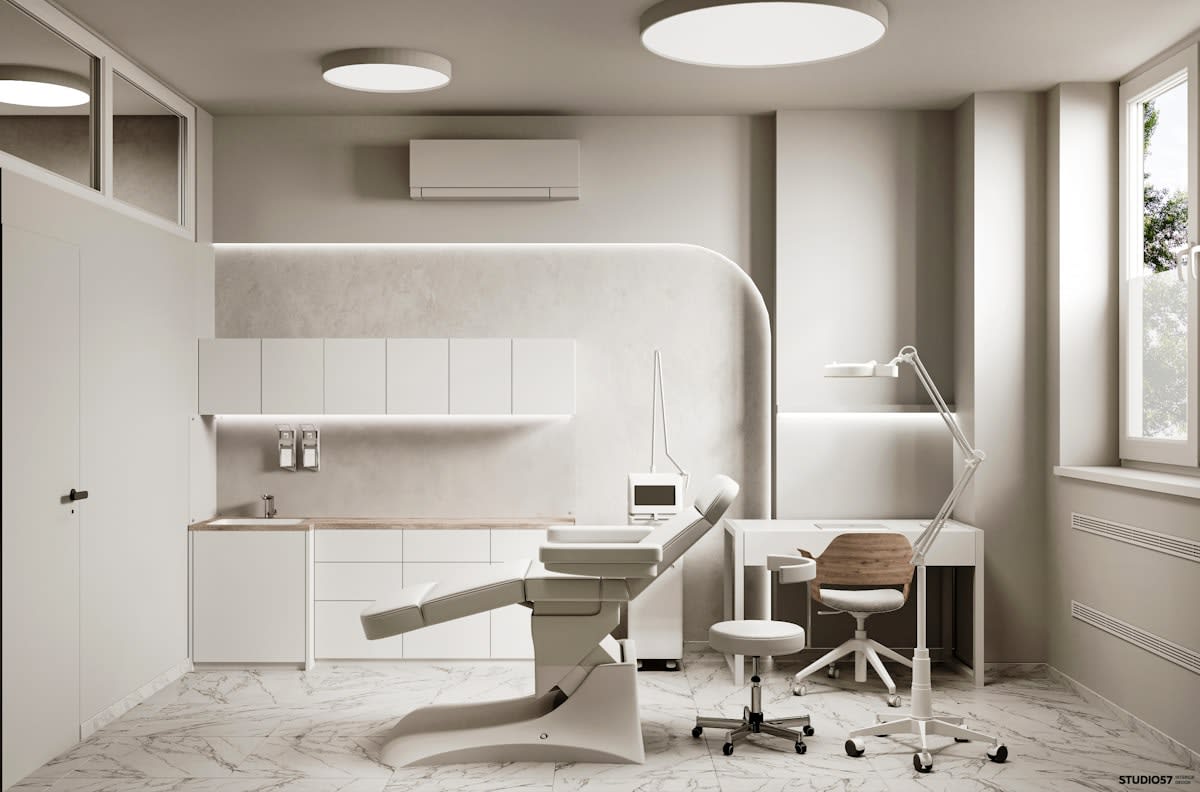 Modern medical clinic interior