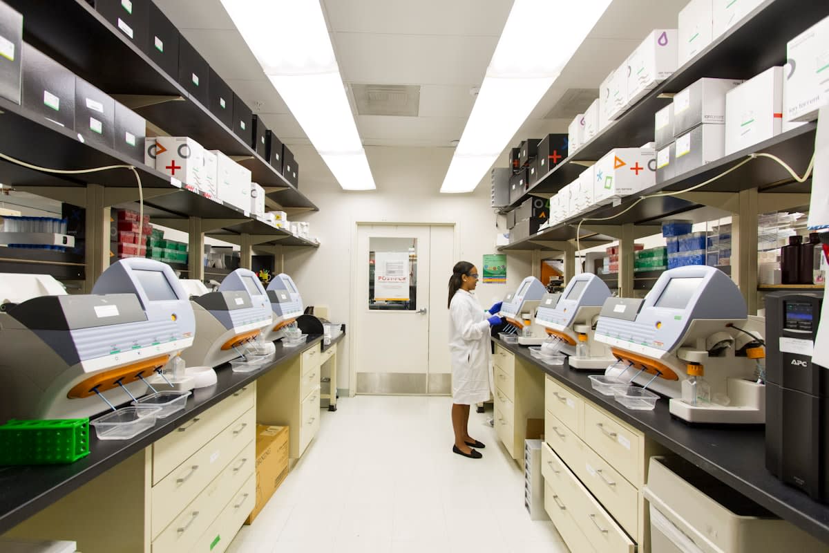 Modern medical laboratory