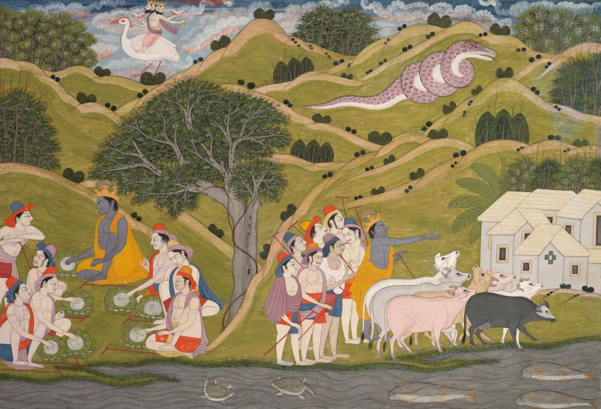 Contemporary Himalayan thangka painting