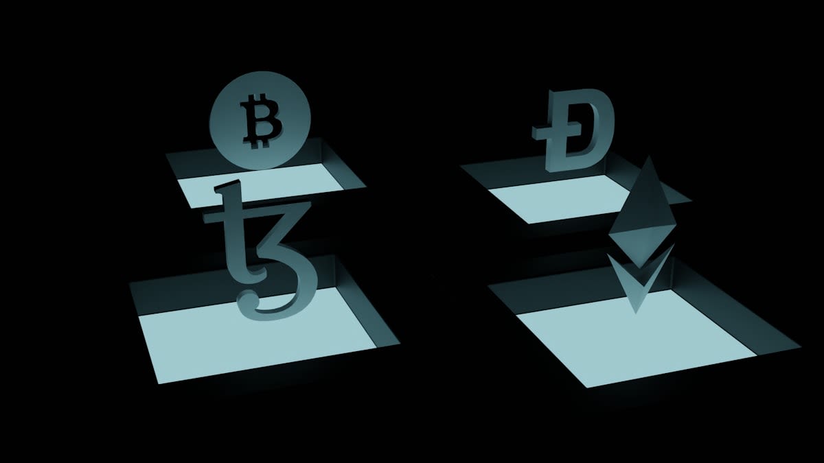 Digital currency flow diagram