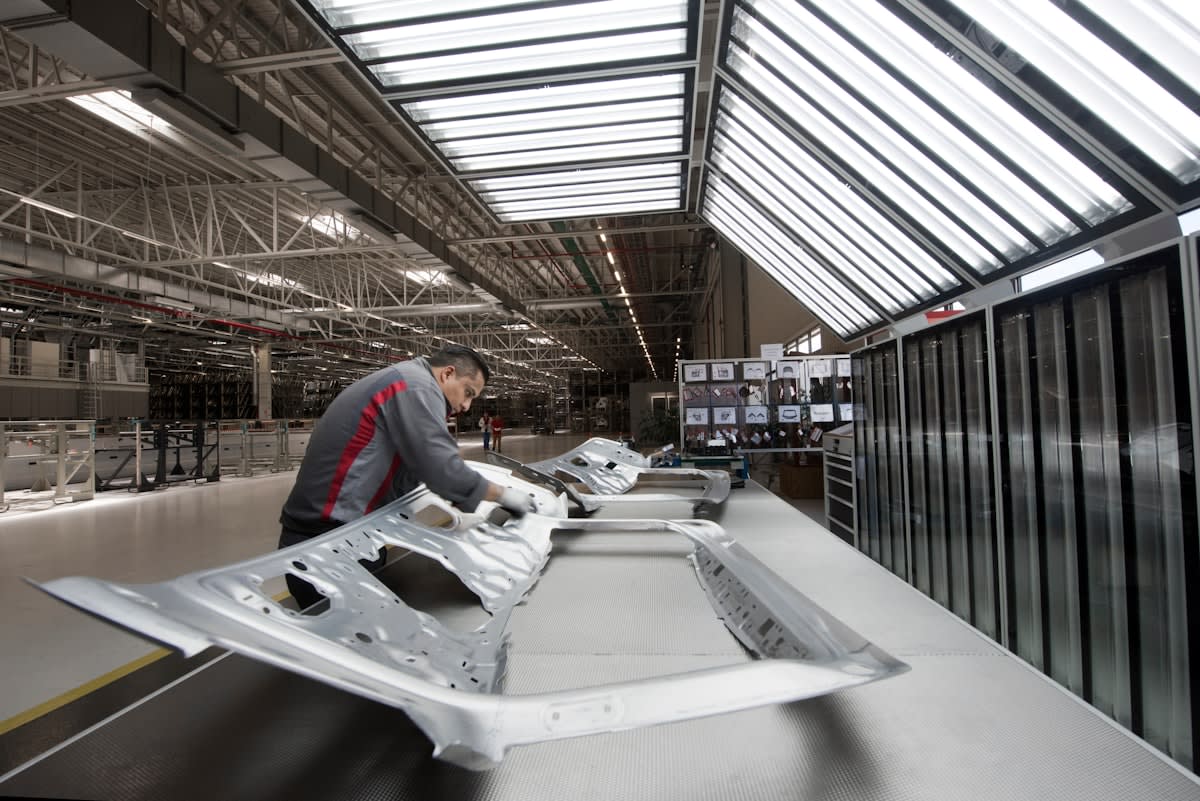 Automotive assembly line in Mexico