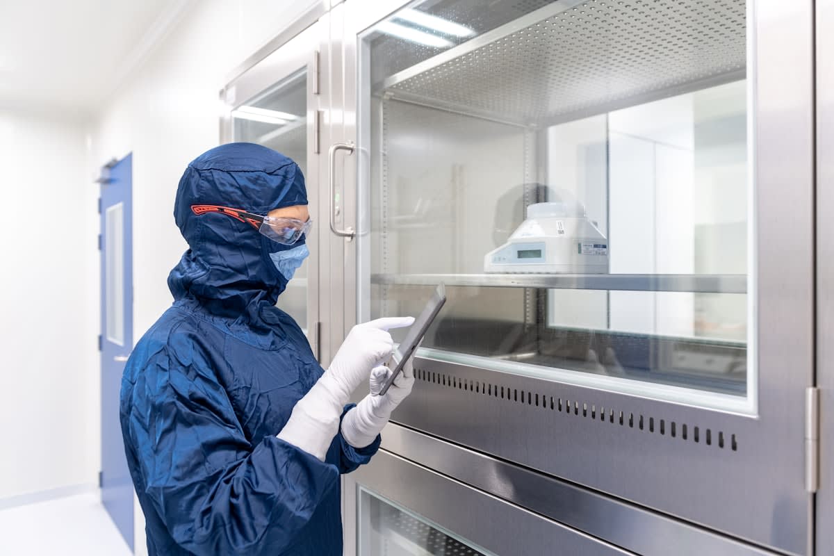 Modern pharmaceutical laboratory