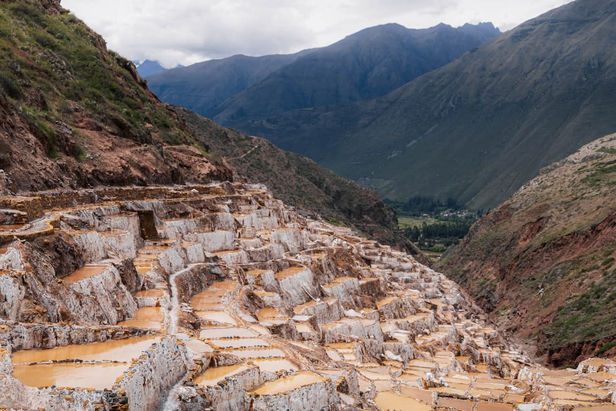 Andes mountains mining landscape