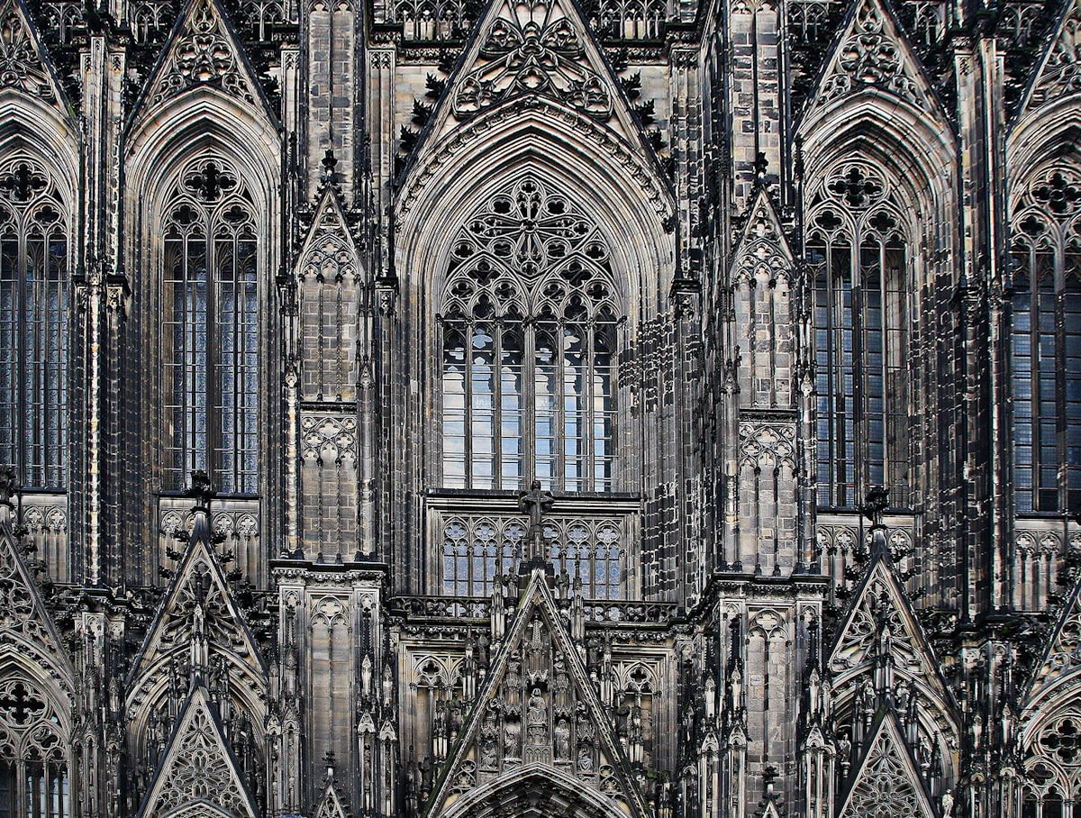 Digital 3D scan of an Eastern European Gothic cathedral