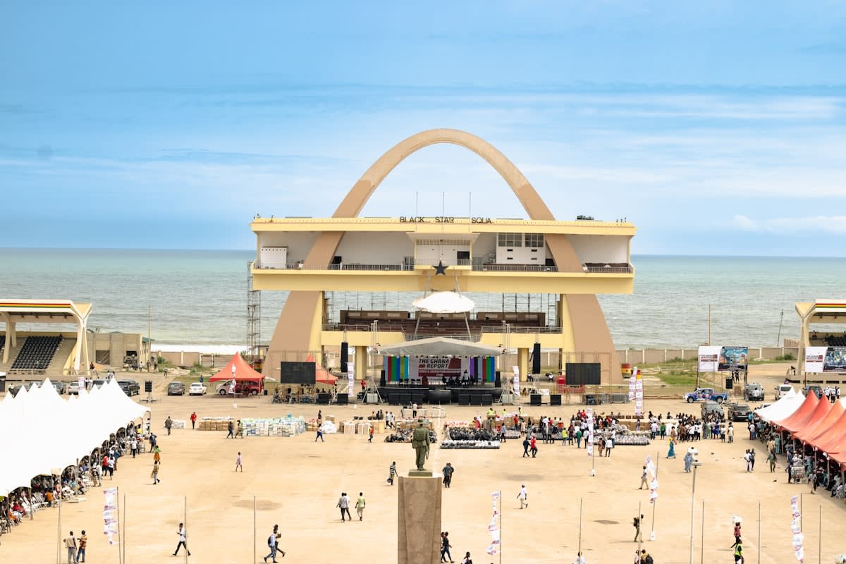Modern sustainable architecture in Accra Ghana
