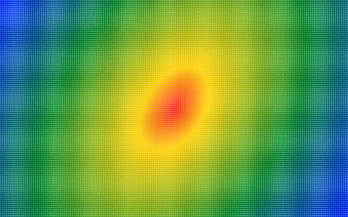 Thermal energy heat map