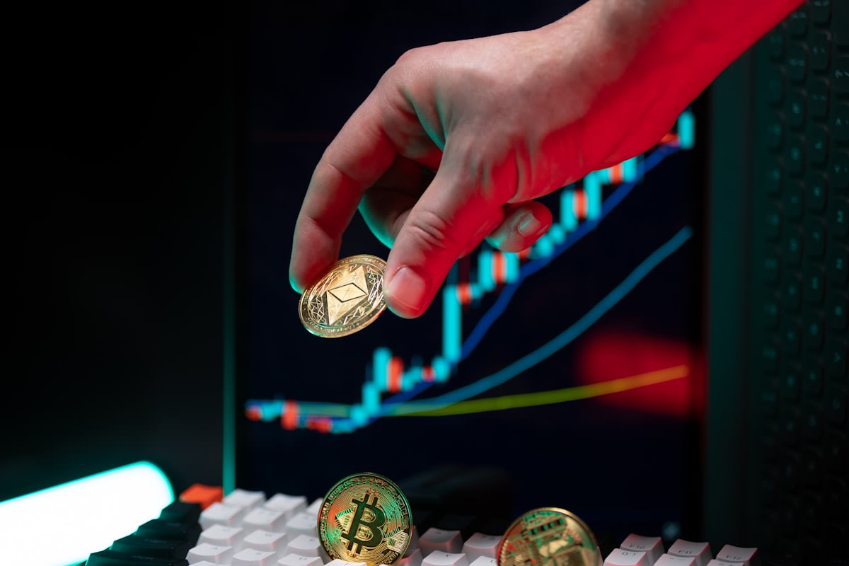 Abstract representation of global finance and gold