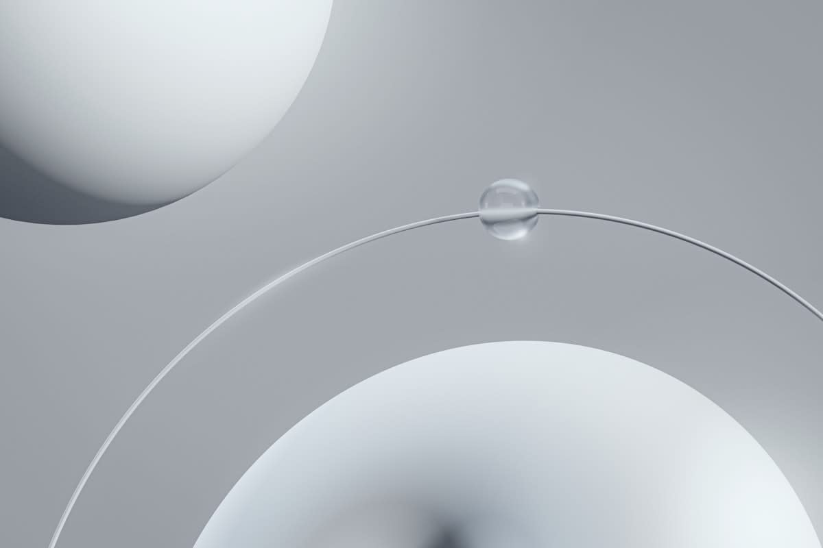 Abstract visualization of a barbell balance