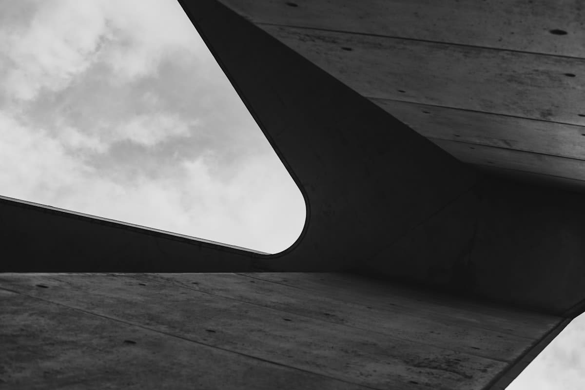 Abstract raw concrete architecture