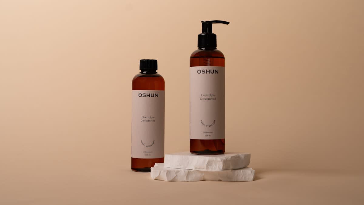 Minimalist raw product shot