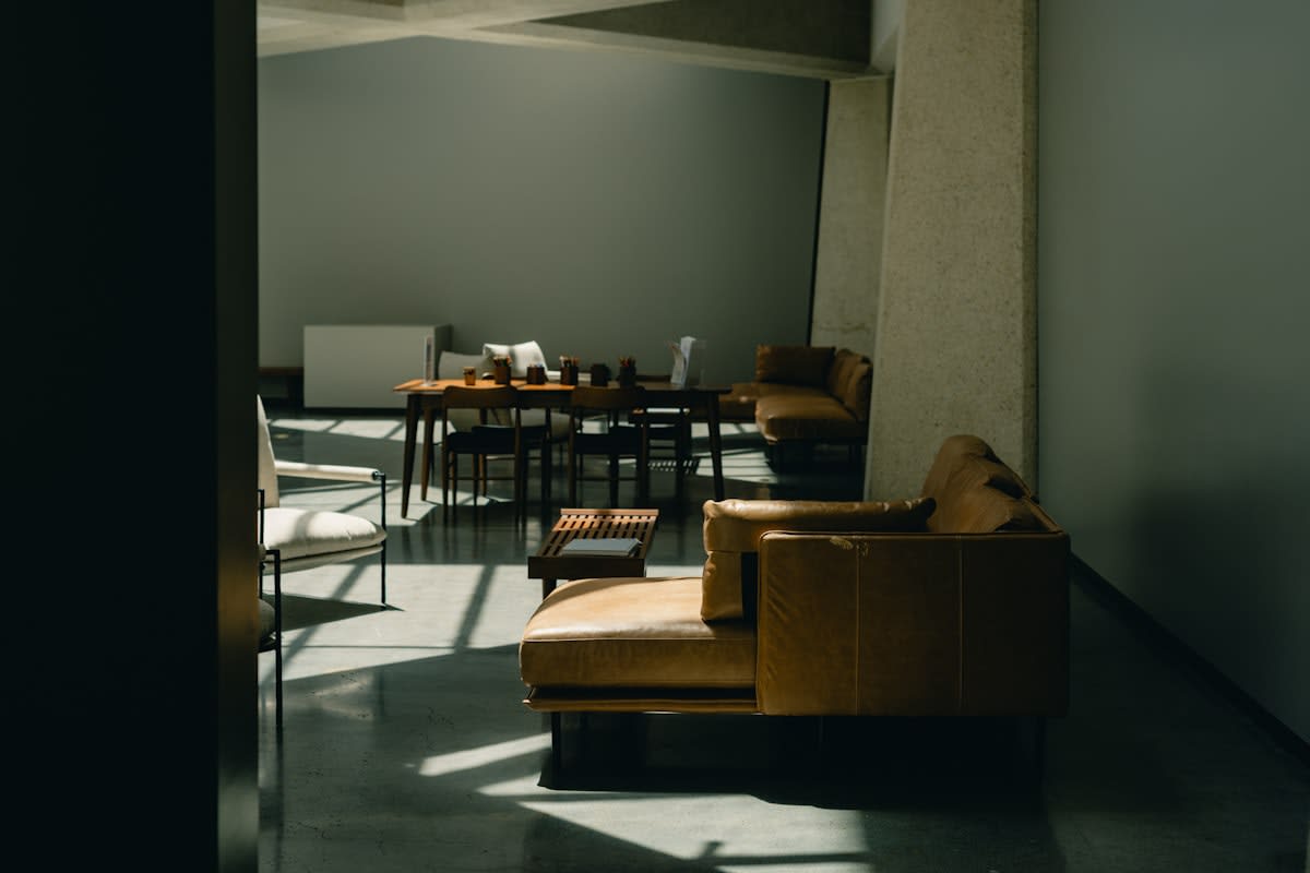 Modern diverse professional meeting in a minimalist office