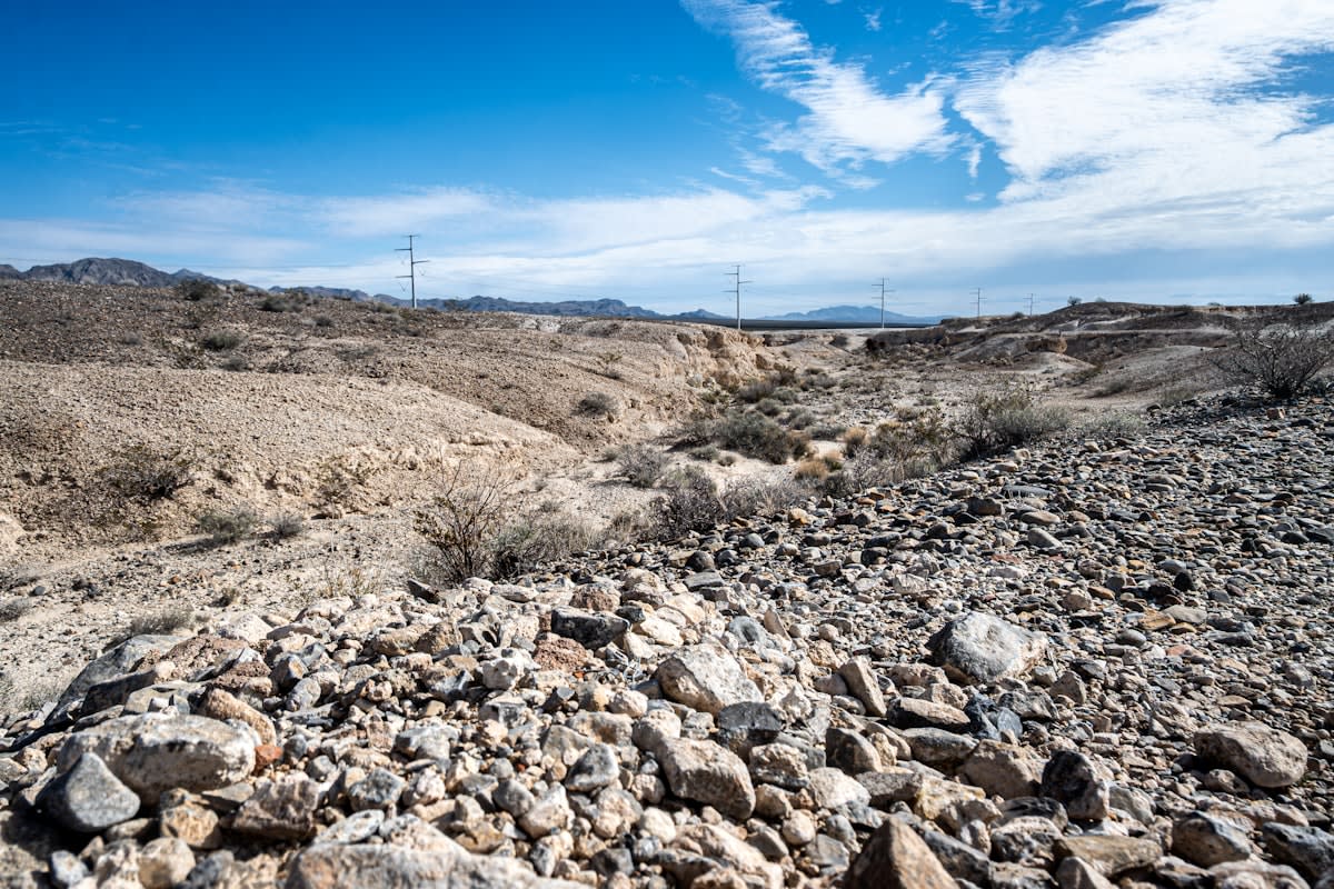 High-tech sensor equipment in a rugged outdoor environment