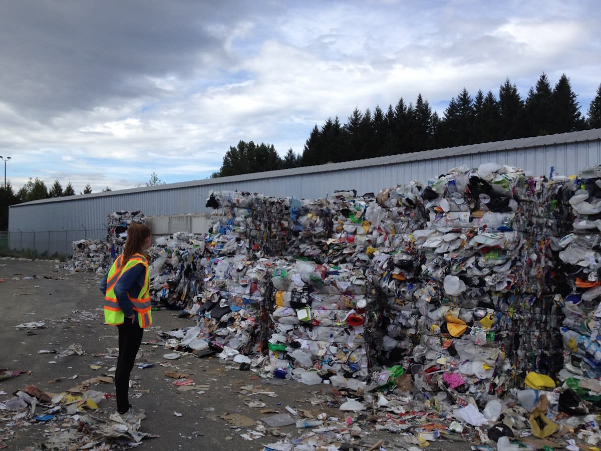 modern recycling facility
