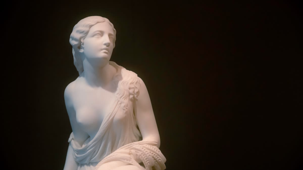 Classical Stoic statue marble