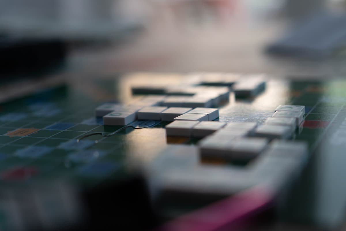 Abstract representation of a complex decision matrix with missing pieces