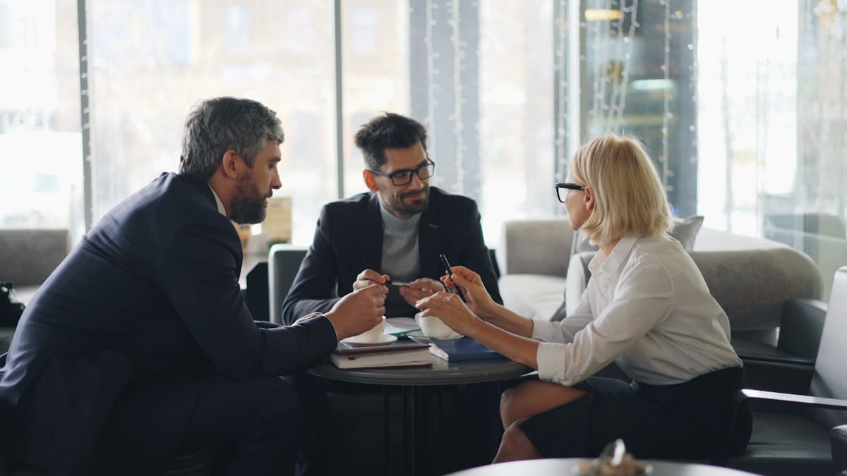Professional business negotiation active listening