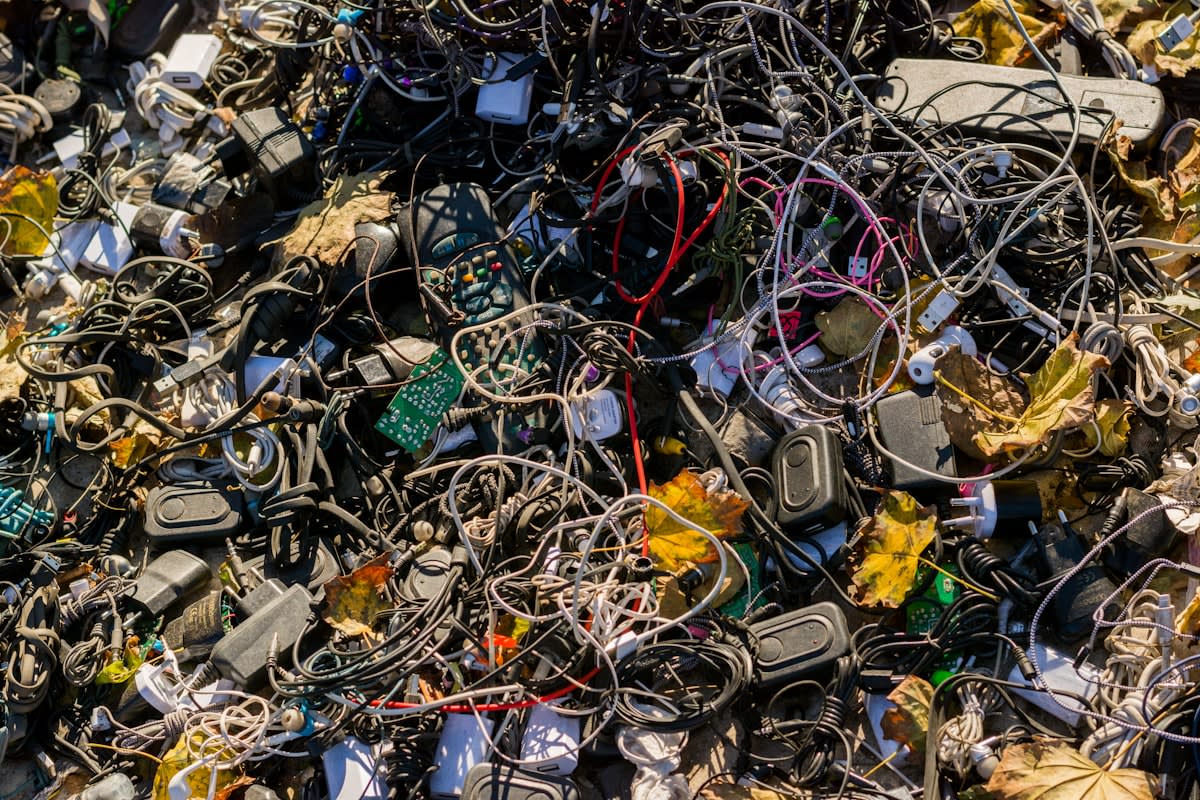 Electronic waste circuit boards and mineral recovery process