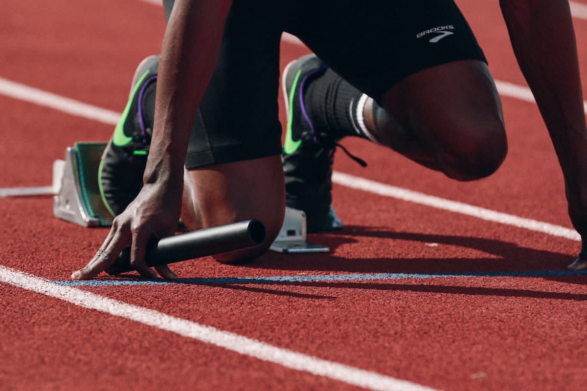 Professional athlete in recovery