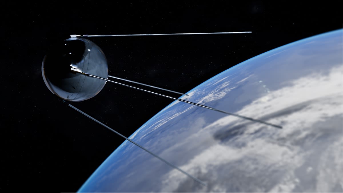 Satellite in Earth orbit