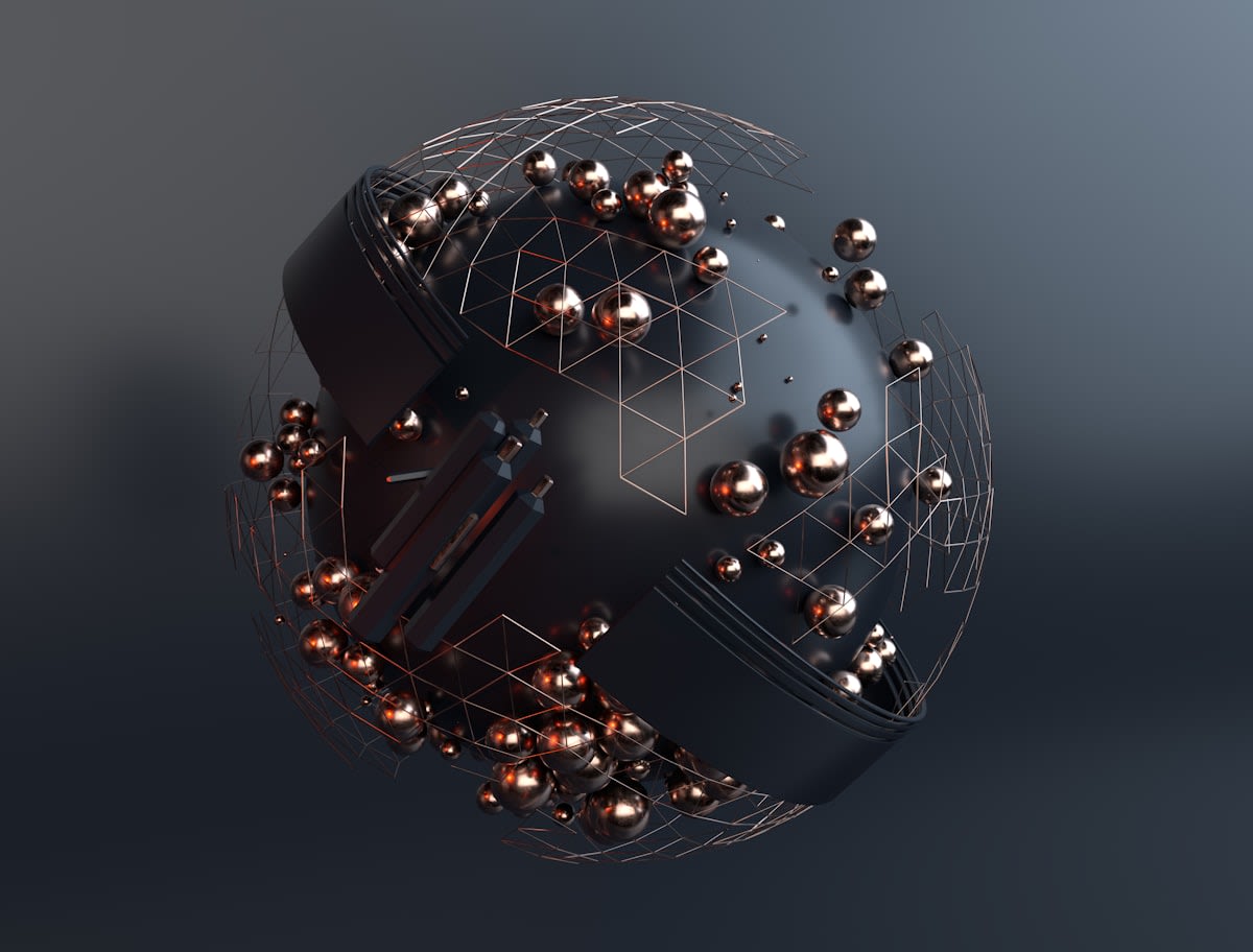 Abstract representation of a neural network updating weights