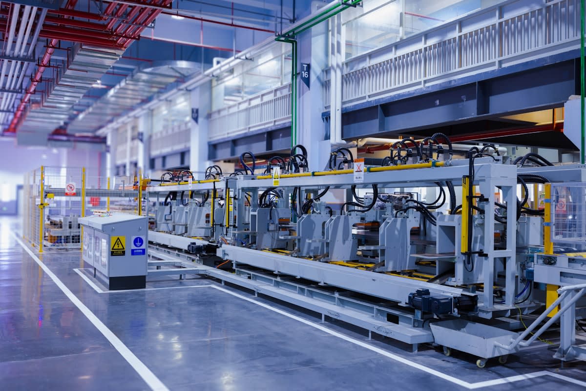 Industrial manufacturing plant