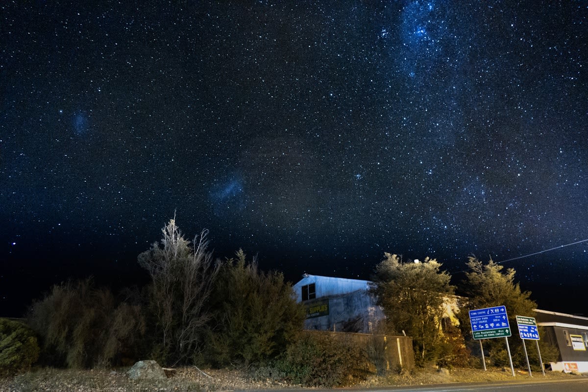 Stargazing in a dark sky reserve